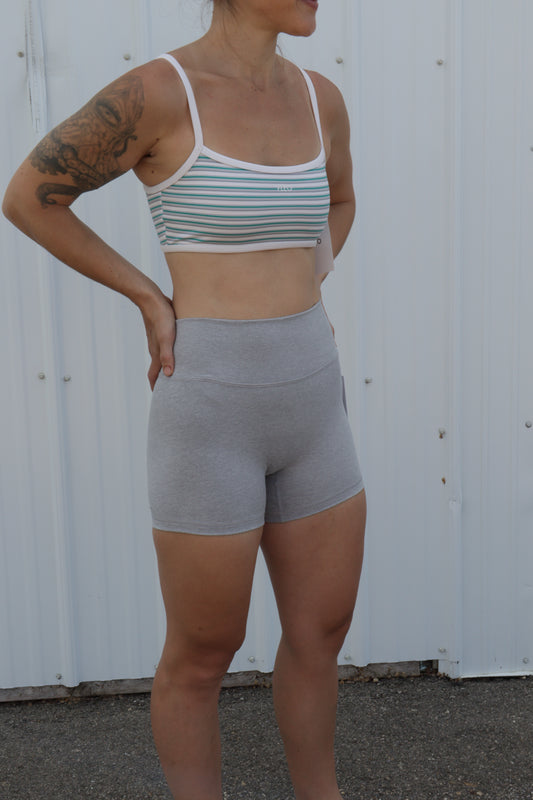 Lane Sports Bra - Medium Support - Sculpt Stripe