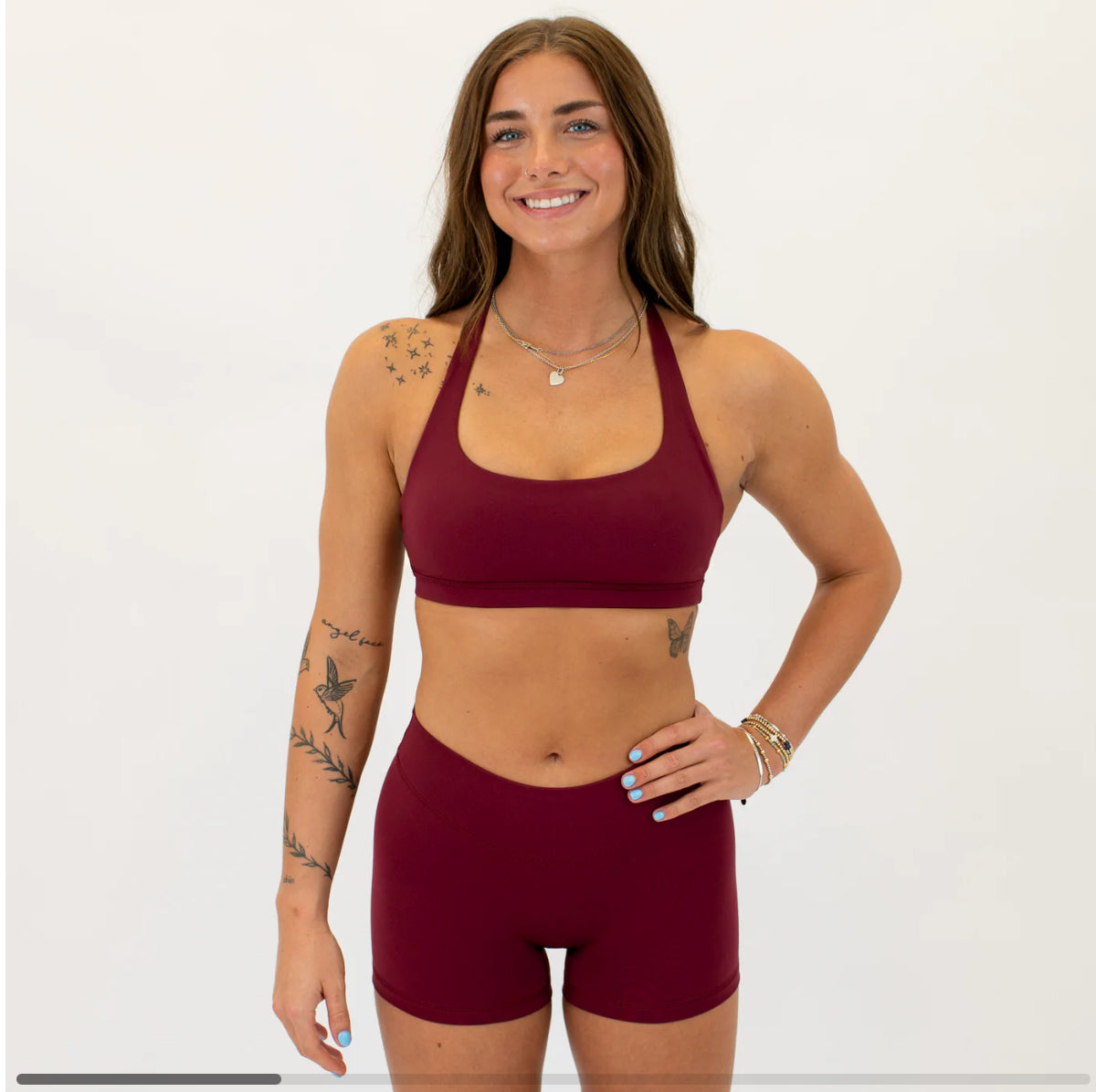 Halter Bra - Cabernet