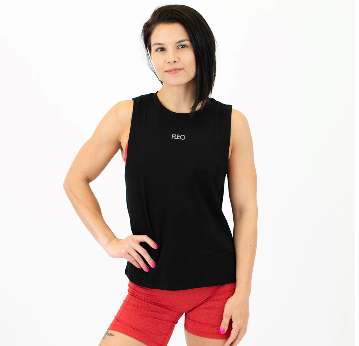 Breathe Muscle Tank - Black
