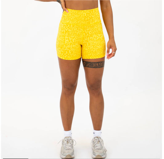 True High Short - Vib Yellow Leopard