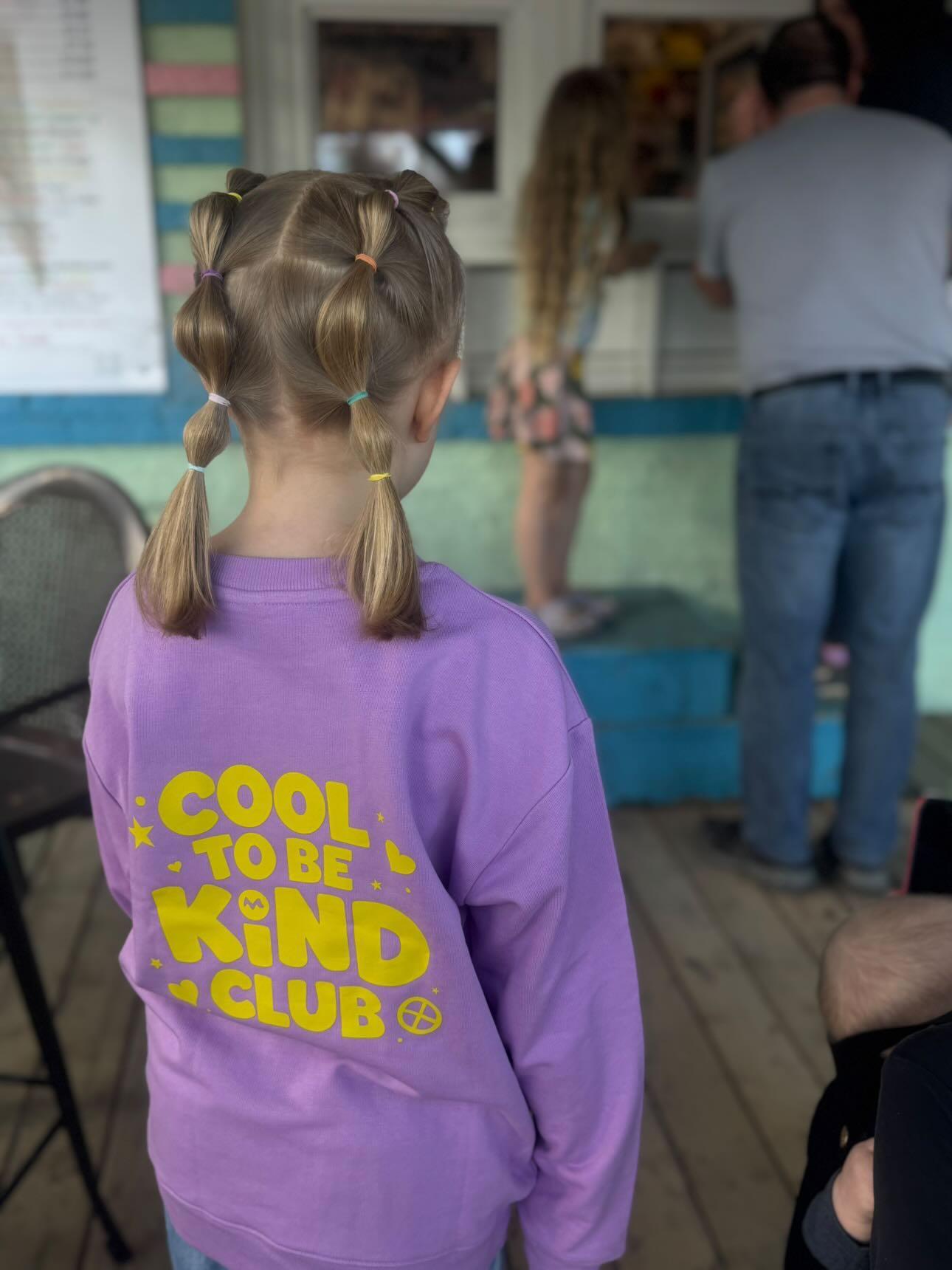 Grit & Grow Kids Crewneck - Purple