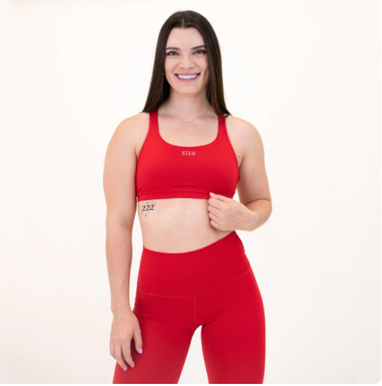 Isla Sports Bra - Salsa